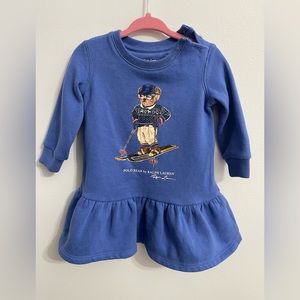 Ralph Lauren sweatshirt dress - 9 months